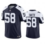Wholesale Cheap Men's Dallas Cowboys #58 Mazi Smith Navy 2023 F.U.S.E. Vapor Limited Stitched Football Jersey