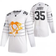 Cheap Men's Pittsburgh Penguins #35 Tristan Jarry White All Star Stitched NHL Jersey