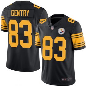 Wholesale Cheap Nike Steelers #83 Zach Gentry Black Men\'s Stitched NFL Limited Rush Jersey