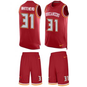 Wholesale Cheap Nike Buccaneers #31 Jordan Whitehead Red Team Color Men\'s Stitched NFL Limited Tank Top Suit Jersey