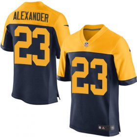 Wholesale Cheap Nike Packers #23 Jaire Alexander Navy Blue Alternate Men\'s Stitched NFL New Elite Jersey