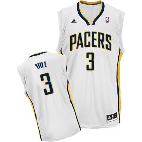 Wholesale Cheap Indiana Pacers #3 George Hill White Swingman Jersey