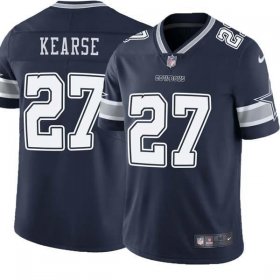 Wholesale Cheap Men\'s Dallas Cowboys #27 Jayron Kearse Navy Vapor Limited Stitched Jersey
