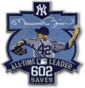Wholesale Cheap Stitched New York Yankees 42 Mariano Rivera 602 Saves Jersey Patch