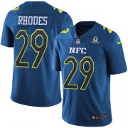 Wholesale Cheap Nike Vikings #29 Xavier Rhodes Navy Men's Stitched NFL Limited NFC 2017 Pro Bowl Jersey