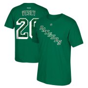 Wholesale Cheap New York Rangers #26 Jimmy Vesey Reebok St. Paddy's Day Name & Number T-Shirt Green