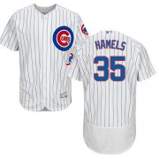 Wholesale Cheap Cubs #35 Cole Hamels White Flexbase Authentic Collection Stitched MLB Jersey