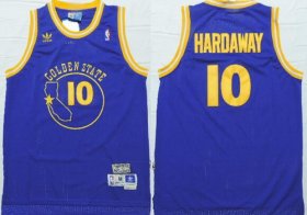 Wholesale Cheap Golden State Warriors #10 Tim Hardaway Blue Swingman Throwback Jersey