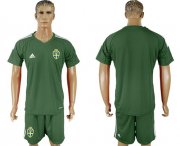 Wholesale Cheap Sweden Blank Green Goalkeeper Soccer Country Jersey