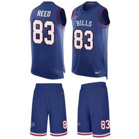 Wholesale Cheap Nike Bills #83 Andre Reed Royal Blue Team Color Men\'s Stitched NFL Limited Tank Top Suit Jersey