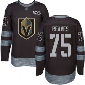 Wholesale Cheap Adidas Golden Knights #75 Ryan Reaves Black 1917-2017 100th Anniversary Stitched NHL Jersey