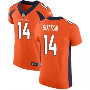 Wholesale Cheap Nike Broncos #14 Courtland Sutton Orange Team Color Men's Stitched NFL Vapor Untouchable Elite Jersey