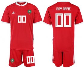 Wholesale Cheap Morocco Personalized Home Soccer Country Jersey