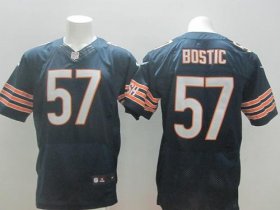 Wholesale Cheap Nike Bears #57 Jon Bostic Navy Blue Team Color Men\'s Stitched NFL Elite Jersey