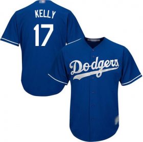 Men\'s Joe Kelly Royal Blue Alternate Jersey - #17 Baseball Los Angeles Dodgers Cool Base