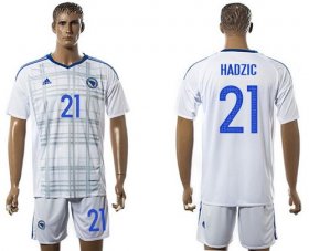 Wholesale Cheap Bosnia Herzegovina #21 Hardzic Away Soccer Country Jersey