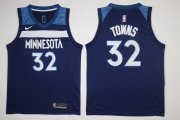 Wholesale Cheap Men's Minnesota Timberwolves #32 Karl-Anthony Towns New Navy Blue 2017-2018 Nike Swingman Stitched NBA Jersey
