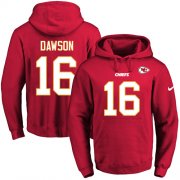 Wholesale Cheap Nike Chiefs #16 Len Dawson Red Name & Number Pullover NFL Hoodie