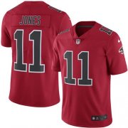Wholesale Cheap Nike Falcons #11 Julio Jones Red Youth Stitched NFL Limited Rush Jersey