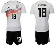 Wholesale Cheap Germany #18 Kimmich White Home Soccer Country Jersey