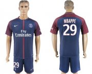 Wholesale Cheap Paris Saint-Germain #29 Mbappe Home Soccer Club Jersey
