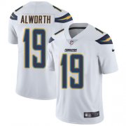Wholesale Cheap Nike Chargers #19 Lance Alworth White Men's Stitched NFL Vapor Untouchable Limited Jersey