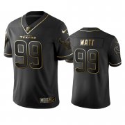 Wholesale Cheap Texans #99 J.J. Watt Men's Stitched NFL Vapor Untouchable Limited Black Golden Jersey