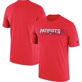 Wholesale Cheap New England Patriots Nike Sideline Seismic Legend Performance T-Shirt Red