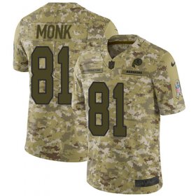 Wholesale Cheap Nike Redskins #81 Art Monk Camo Men\'s Stitched NFL Limited 2018 Salute To Service Jersey