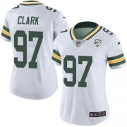 Wholesale Cheap Nike Packers #97 Kenny Clark White Women's 100th Season Stitched NFL Vapor Untouchable Limited Jersey