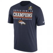Wholesale Cheap Denver Broncos Nike Super Bowl 50 Champions Celebration Legend Performance T-Shirt Navy