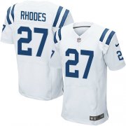 Wholesale Cheap Nike Colts #27 Xavier Rhodes White Men's Stitched NFL New Elite Jersey