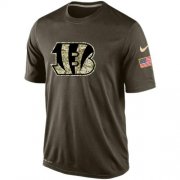 Wholesale Cheap Men's Cincinnati Bengals Salute To Service Nike Dri-FIT T-Shirt