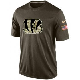 Wholesale Cheap Men\'s Cincinnati Bengals Salute To Service Nike Dri-FIT T-Shirt