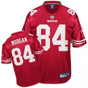 Wholesale Cheap 49ers #84 Josh Morgan Red Stitched NFL Jersey