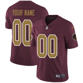 Wholesale Cheap Nike Washington Redskins Customized Burgundy Red Alternate Stitched Vapor Untouchable Limited Youth NFL Jersey