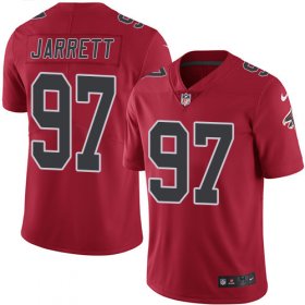 Wholesale Cheap Nike Falcons #97 Grady Jarrett Red Men\'s Stitched NFL Limited Rush Jersey