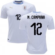 Wholesale Cheap Uruguay #12 M.Campana Away Soccer Country Jersey