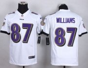 Wholesale Cheap Nike Ravens #87 Maxx Williams White Youth Stitched NFL New Elite Jersey
