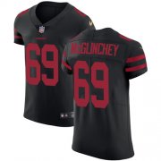 Wholesale Cheap Nike 49ers #69 Mike McGlinchey Black Alternate Men's Stitched NFL Vapor Untouchable Elite Jersey