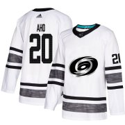 Wholesale Cheap Adidas Hurricanes #20 Sebastian Aho White Authentic 2019 All-Star Stitched NHL Jersey