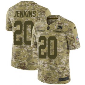 Wholesale Cheap Nike Giants #20 Janoris Jenkins Camo Men\'s Stitched NFL Limited 2018 Salute To Service Jersey