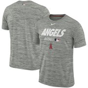 Wholesale Cheap Los Angeles Angels Nike Authentic Collection Velocity Team Issue Performance T-Shirt Gray