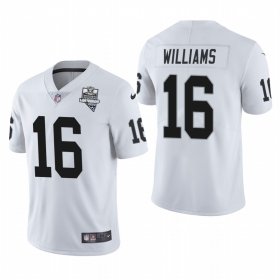Wholesale Cheap Las Vegas Raiders #16 Tyrell Williams Men\'s Nike 2020 Inaugural Season Vapor Limited NFL Jersey White