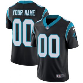 Wholesale Cheap Nike Carolina Panthers Customized Black Team Color Stitched Vapor Untouchable Limited Men\'s NFL Jersey