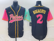 Wholesale Cheap Men's San Diego Padres #2 Xander Bogaerts Brack NEW 2023 City Connect Cool Base Stitched Jersey