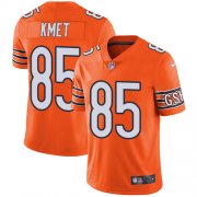Wholesale Cheap Nike Bears #85 Cole Kmet Orange Men's Stitched NFL Limited Rush Jersey