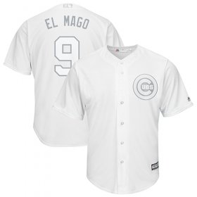 Wholesale Cheap Cubs #9 Javier Baez White \"El Mago\" Players Weekend Cool Base Stitched MLB Jersey
