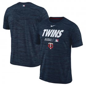 Wholesale Cheap Minnesota Twins Nike Authentic Collection Velocity Team Issue Performance T-Shirt Navy