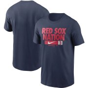 Wholesale Cheap Boston Red Sox Nike Local Nickname T-Shirt Navy